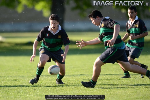 2015-05-09 Rugby Lyons Settimo Milanese U16-Rugby Varese 2116